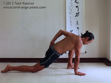 hip flexor stretch using gluteus maximus